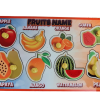 Fruit Name Puzzle for Kids (8×5 Inch) – Glossy Educational Puzzle