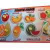 Fruit Name Puzzle for Kids (8×5 Inch) – Glossy Educational Puzzle