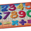 Educational Wooden Number Puzzle for Kids (8×5 Inch) – High Glossy Finish