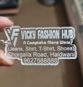 Custom Acrylic Engraved Keychains