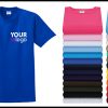Custom Men’s Round Neck T-Shirt Print – Polyester/Lycra
