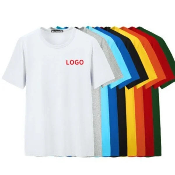 Custom Men’s Round Neck T-Shirt Print – Polyester/Lycra