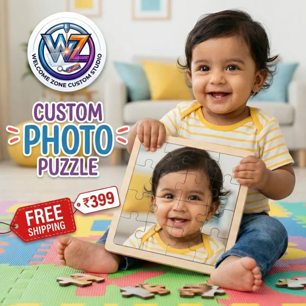 Personalized Photo Puzzle for Kids – Apne Bachhe ki Photo wala Wooden