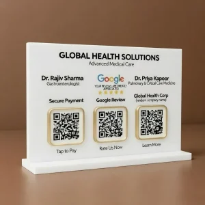 3-Panel Landscape Standy – Payment · Instagram · Google Review