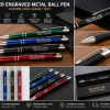 Business Promotion Metal Ball Pen | Custom Logo Laser Engraving