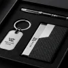 Premium 3-in-1 Corporate Gift Set | Metal Pen, Card Holder & Metal Keychain | Laser Engraving Included