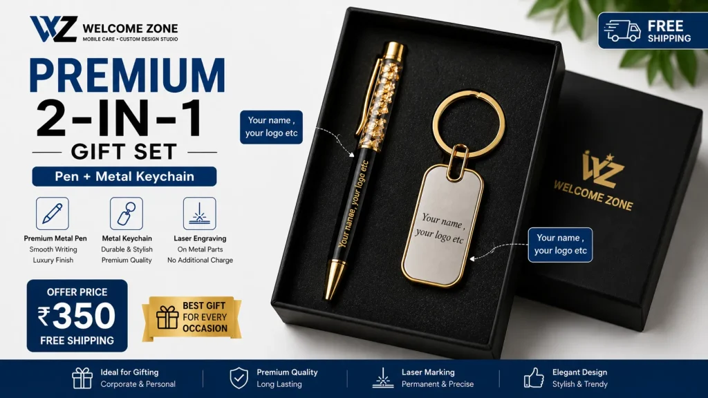 Premium 2-in-1 Executive Gift Set with Laser Engraving