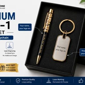 Premium 2-in-1 Executive Gift Set with Laser Engraving