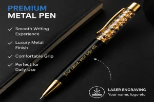 Premium 2-in-1 Executive Gift Set with Laser Engraving- (5)