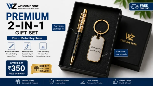 Premium 2-in-1 Executive Gift Set with Laser Engraving