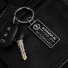 Premium Metal Keychain Rectangle | Custom Laser Engraved | Stainless Steel | 5 Pieces Pack