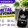 Metal Keychain – Custom Laser Engraved Dog Tag