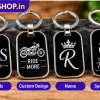 Metal Keychain – Custom Laser Engraved Dog Tag